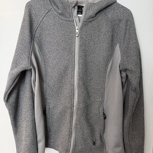 NWT SPYDER Women's Fleece Interior Hooded Full Zip Jacket w/pockets Size XL